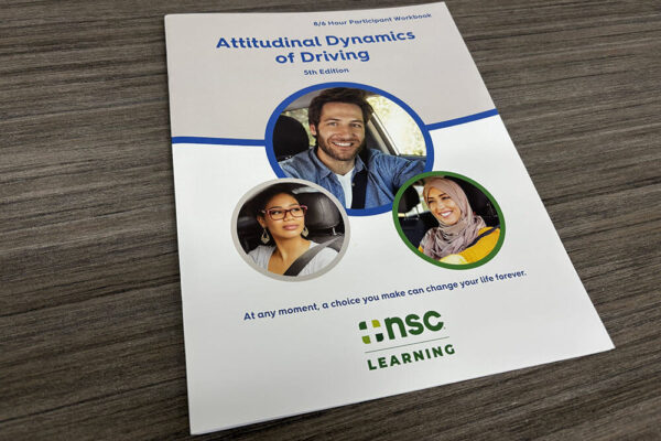 Defensive Driving Course Attitudinal Dynamics 5th Ed Course Guide w/ Cert (8/6 hr)