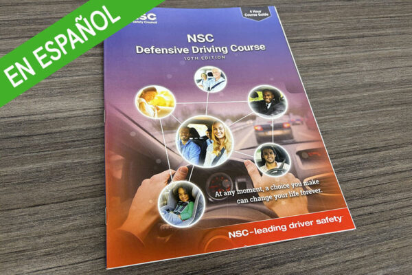 Defensive Driving Course 10th Ed Course Guide 4hr w/ Cert Spanish