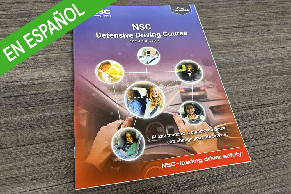 Defensive Driving Course 10th Ed Course Guide 4hr w/ Cert Spanish - Image 1