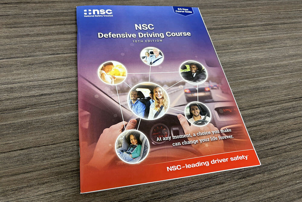 Defensive Driving Course 10th Ed Course Guide w/ Cert 8/6hr - Image 1