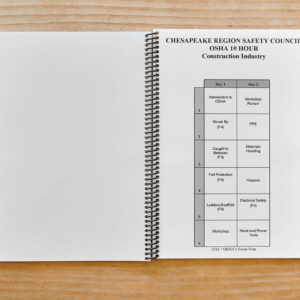 OSHA 10 Hour Student Workbook - Construction - Image 2