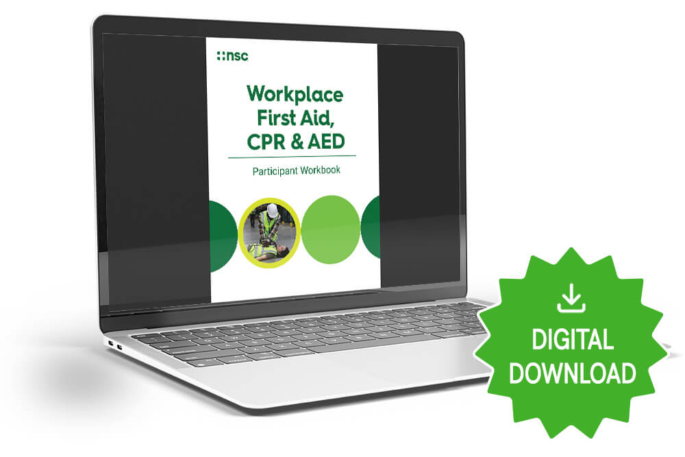 9th Edition Workplace First Aid CPR AED Digital Participant Workbook - Image 1